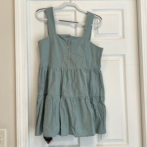 Zaful women’s sundress. Large. New with tags. Color on packaging Cyan Opaque.